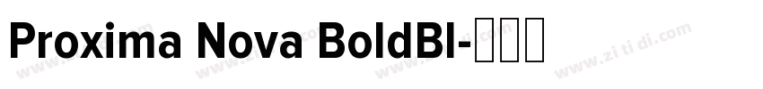 Proxima Nova BoldBl字体转换